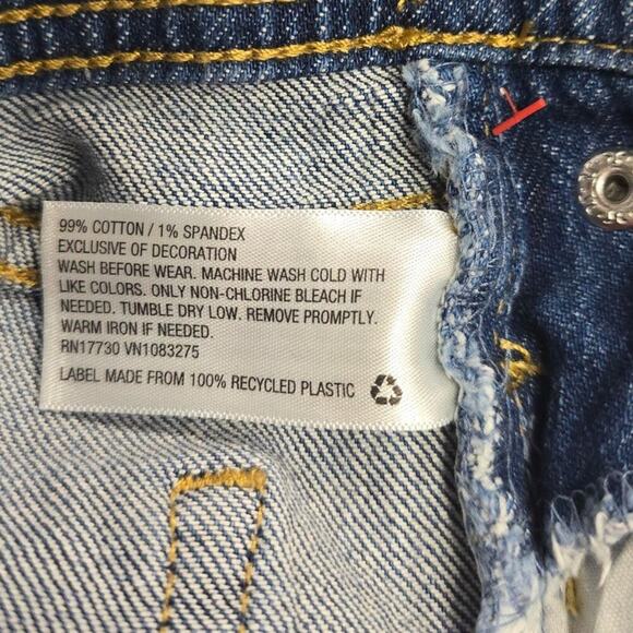 Girls' Destructed Jean Shortalls | Cat & Jack | X Small (4/5) - Picture 8 of 9